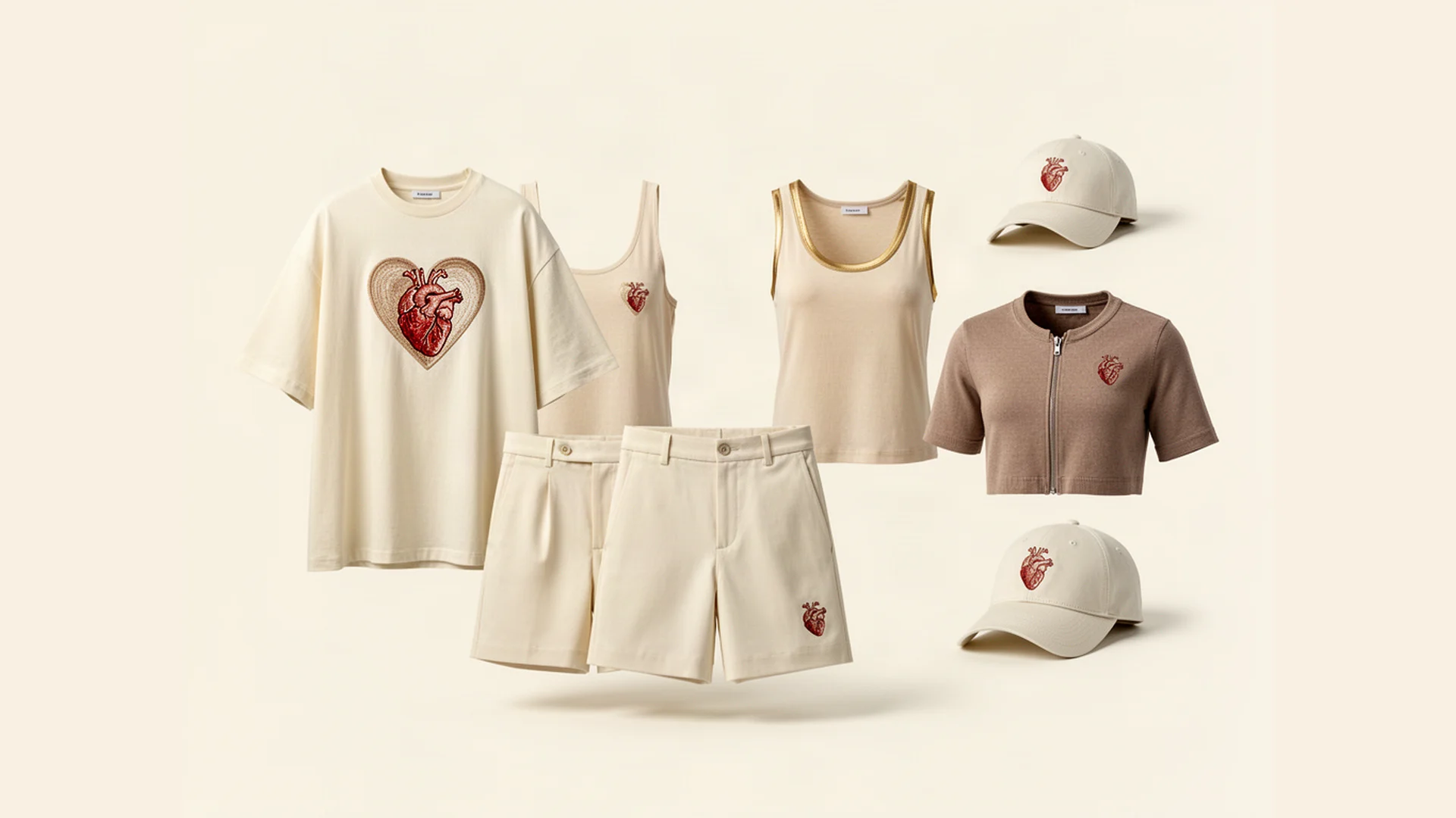 Solstice Ivory summer capsule concept board